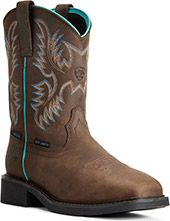 Women's Ariat 9" Steel Toe WP Western Work Boot 10029516