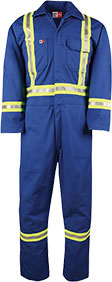 Men's Big Bill Work Coverall with Reflective Material 1325US7-BLR