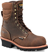 Men's Carolina 9" Composite Toe WP/Insulated Logger Work Boot CA9834