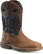 Women's Double H 10" Composite Toe WP Metal Free Western Wellington Roper Work Boot DH5392