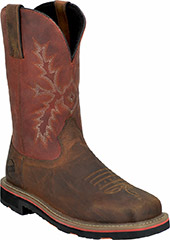 Men's Hoss 11" Steel Toe Western Wellington Work Boot 92045