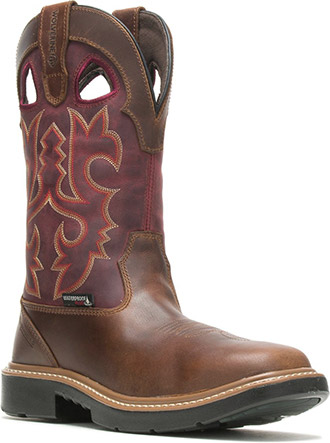 Fashion wolverine steel toe cowboy boots